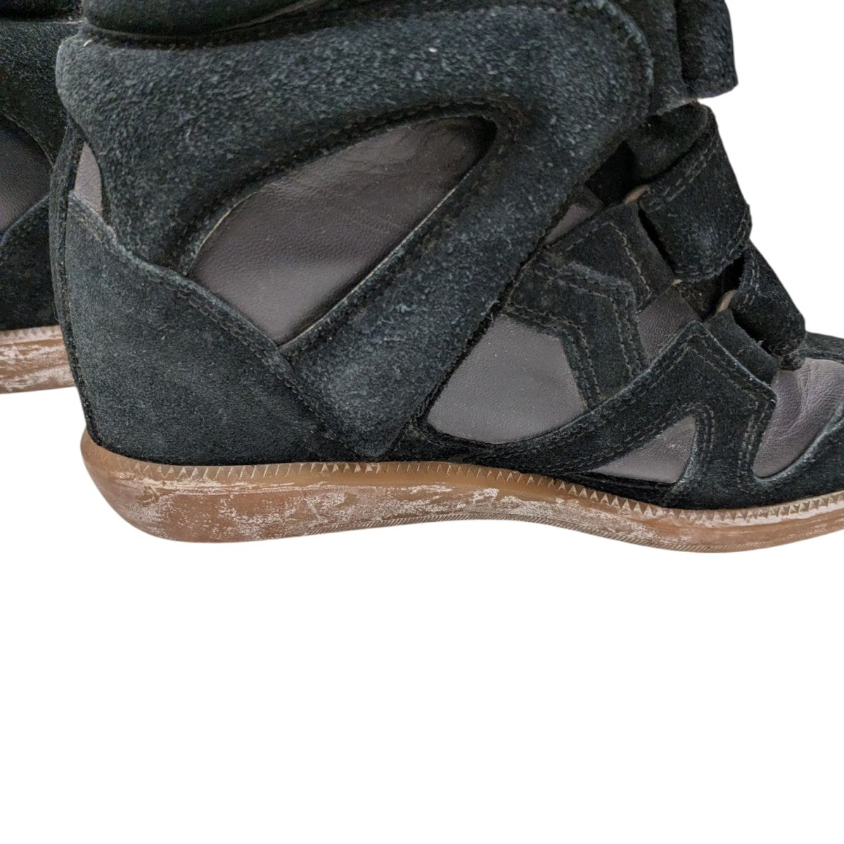 Isabel Marant イザベルマラン ブラック スニーカー ISABEL MARANT(イザベルマラン) ベルクロスニーカー ブラック