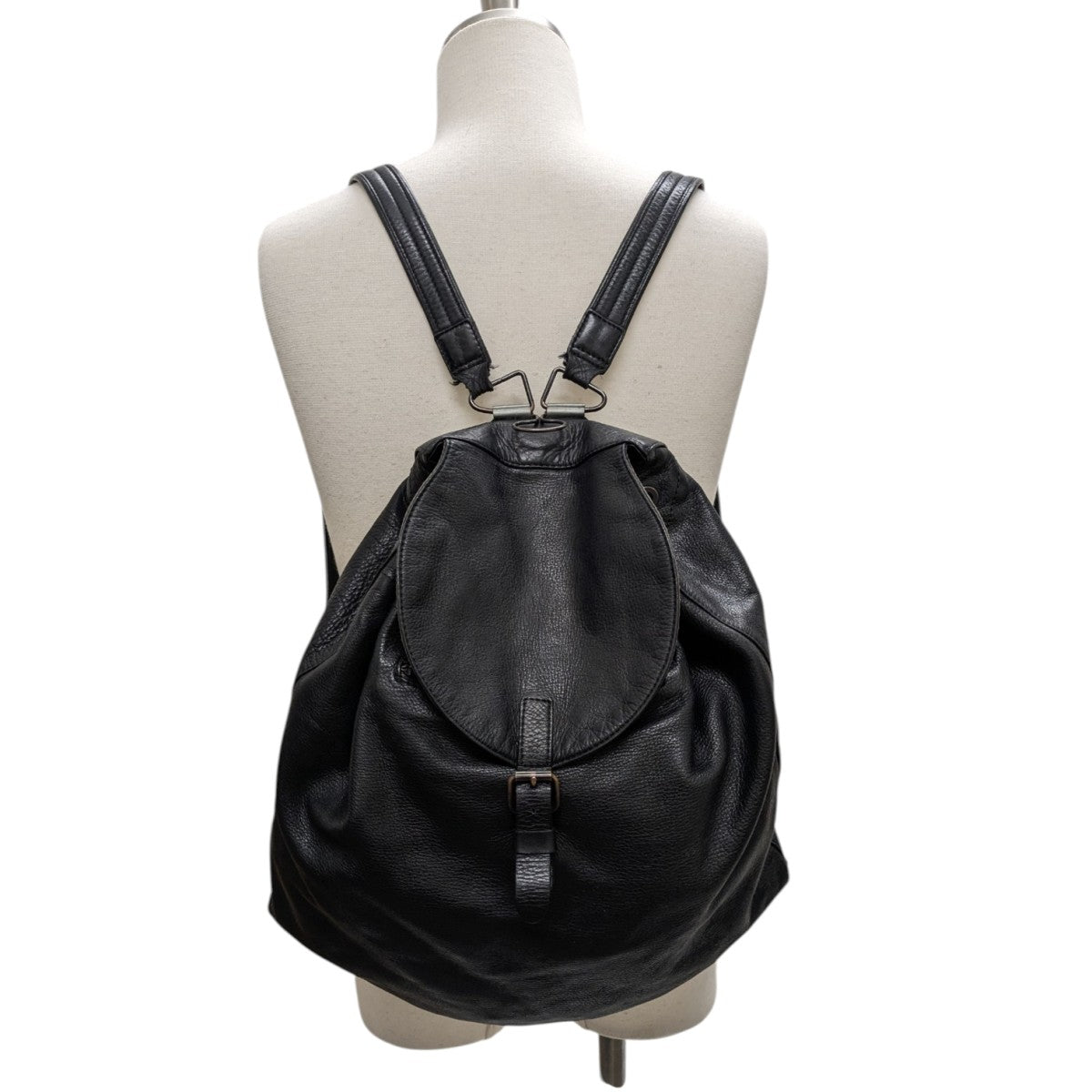 HELMUT LANGヘルムートラング　レザートートバッグ ヘルムートラングHELMUT LANG レザートートバッグ 黒 (K-128409