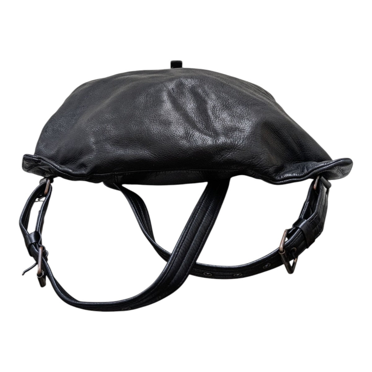 HELMUT LANG(ヘルムートラング) レザーバックパック ブラック