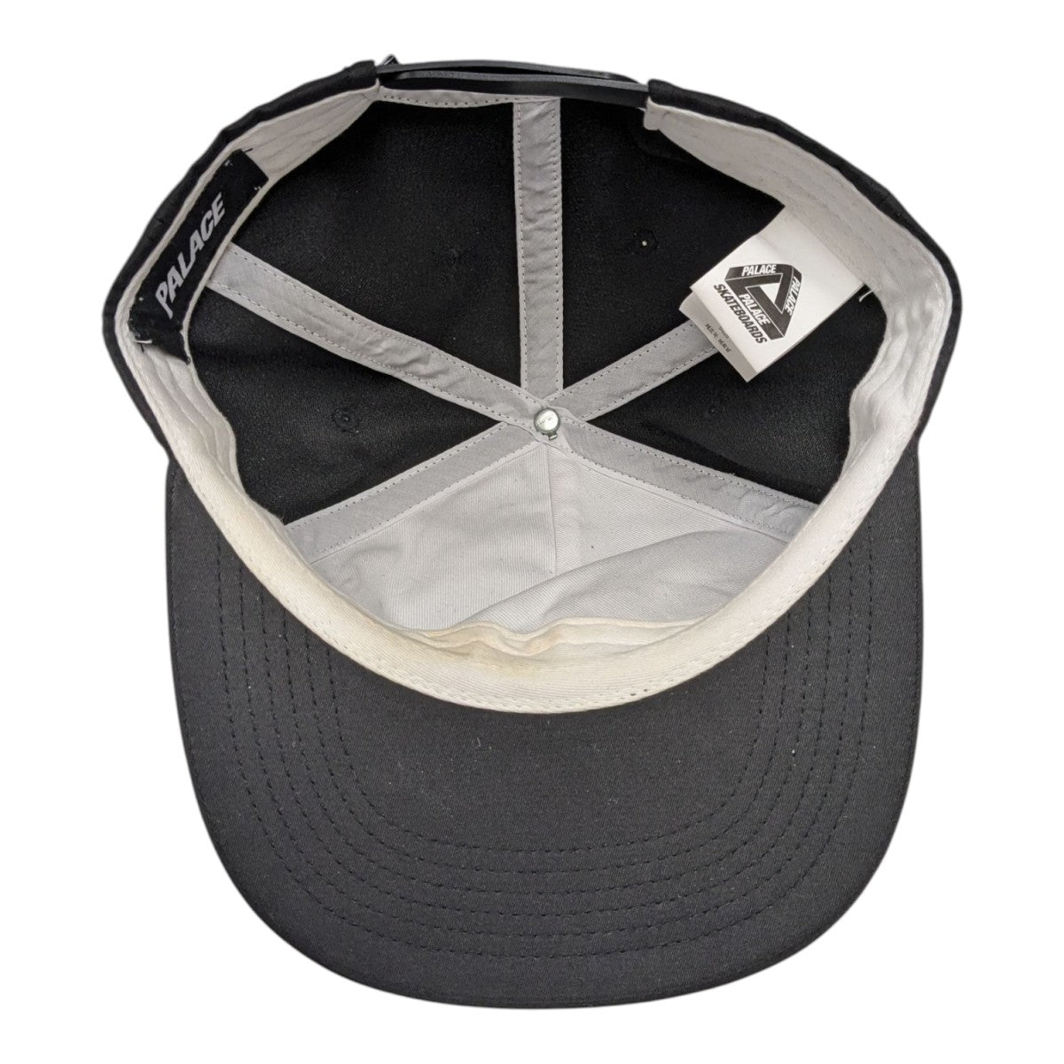 PALACE(パレス) FONT SNAPBACK 5-PANELロゴキャップ ブラック