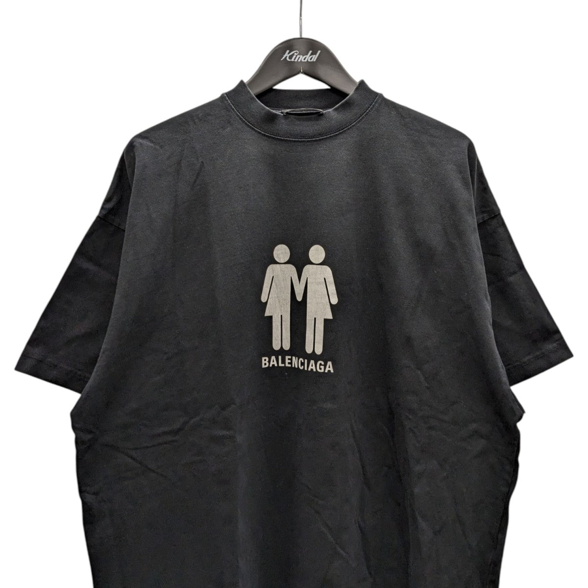 ロゴプリントオーバーサイズTシャツ694576 TMV02