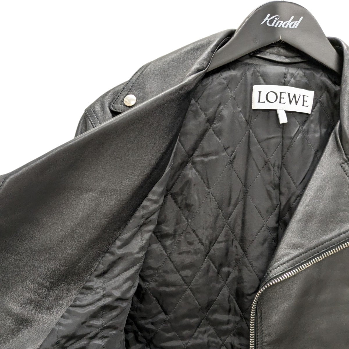 LOEWE(ロエベ) LEATHER BIKER JACKET ライダースジャケット
