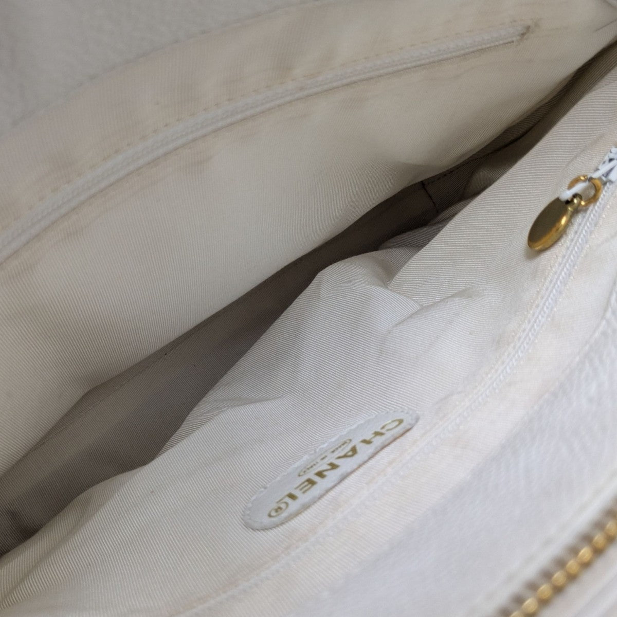 CHANEL 10157ロゴトートバッグ 古着・中古-8枚目のアイテム画像