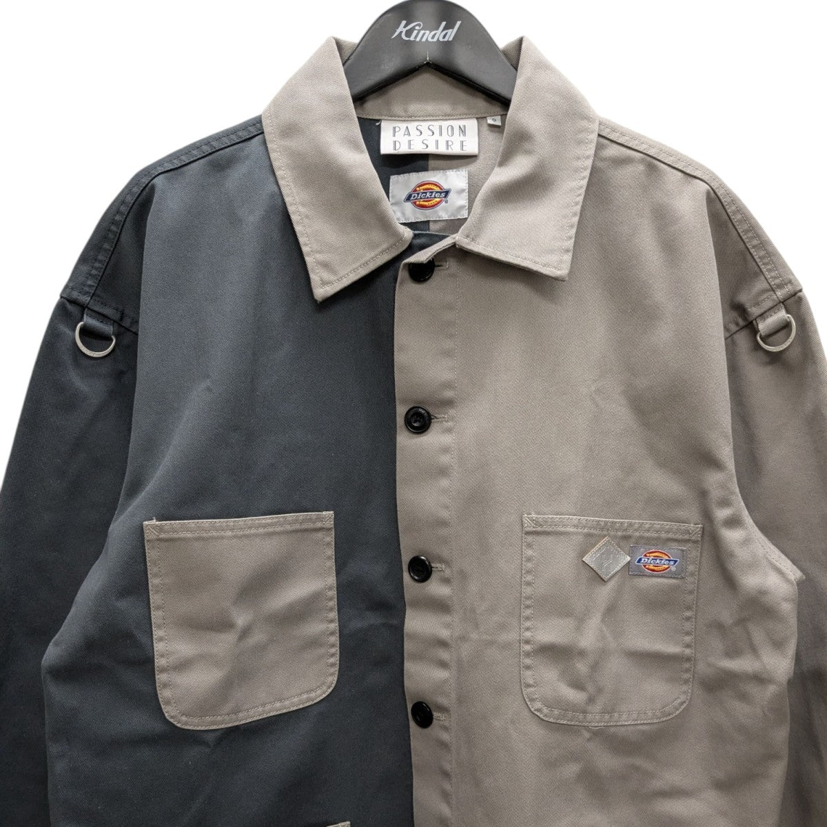 良品✨ ディッキーズ チェック フーデッド シャツジャケット カバーオール Dickies/ディッキーズ メンズ シャツ ジャケット 裏キルトフード