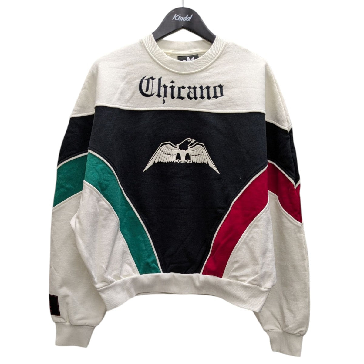 WILLY CHAVARRIA×adidas ロゴスウェット JW1444 ホワイト×ブラック