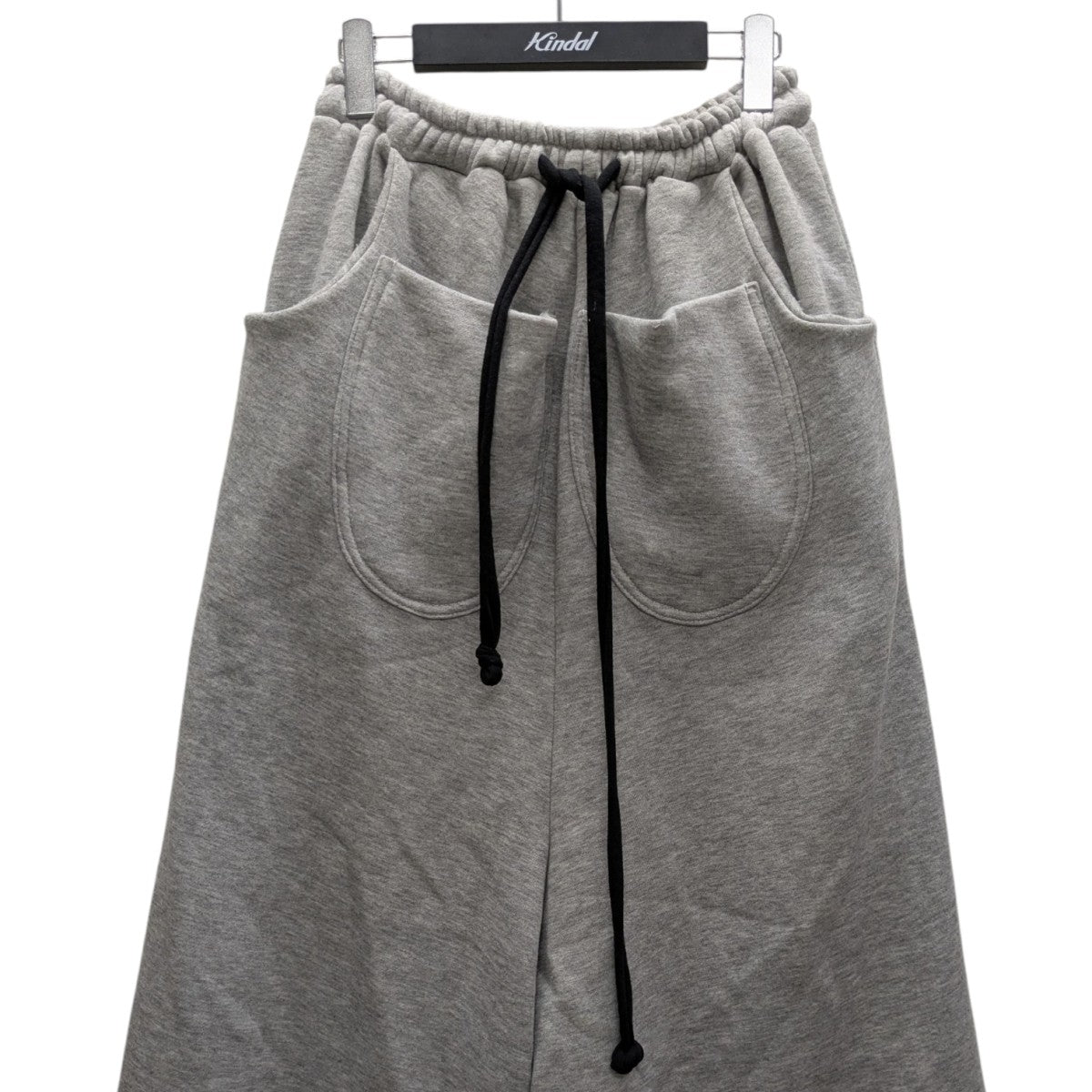 パンツ yori sports sweat pants Wide Grey Sweatpants (Grey Melange) | YORI