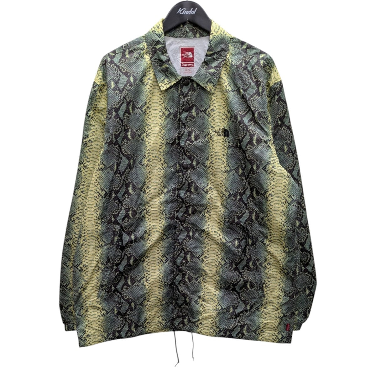 目立ちます‼︎ supreme×northfaFaceスネークスキンジャケット Supreme×THE NORTH FACE Snakeskin Taped Seam Coaches Jacket