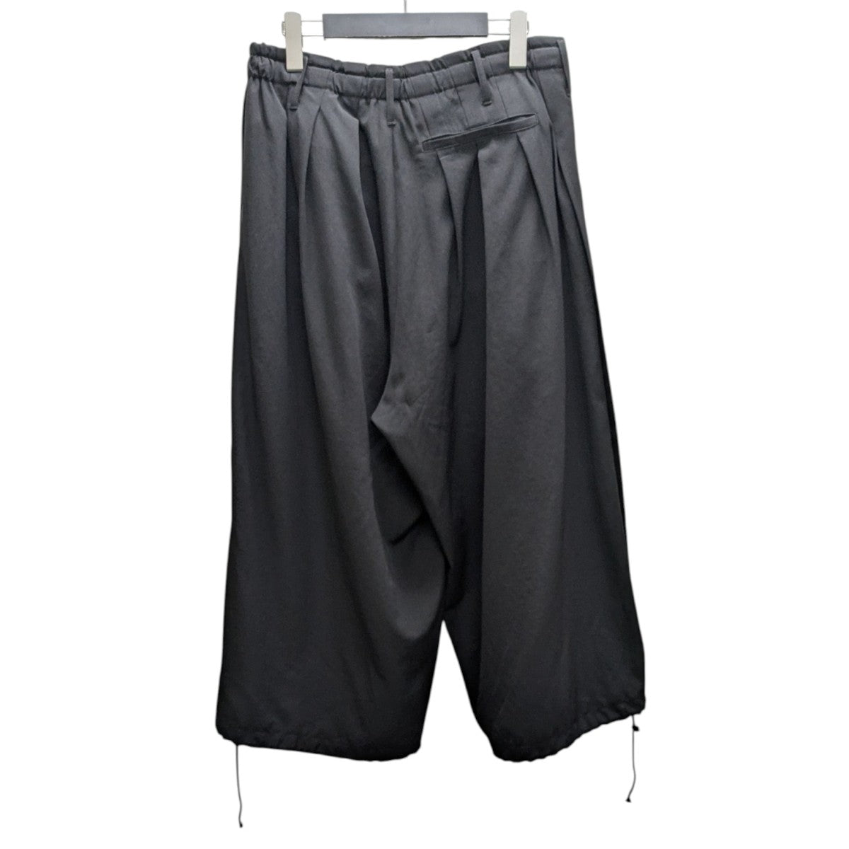 GROUND Y(グラウンドワイ) WOOL GABARDINE BALLOON PANTS