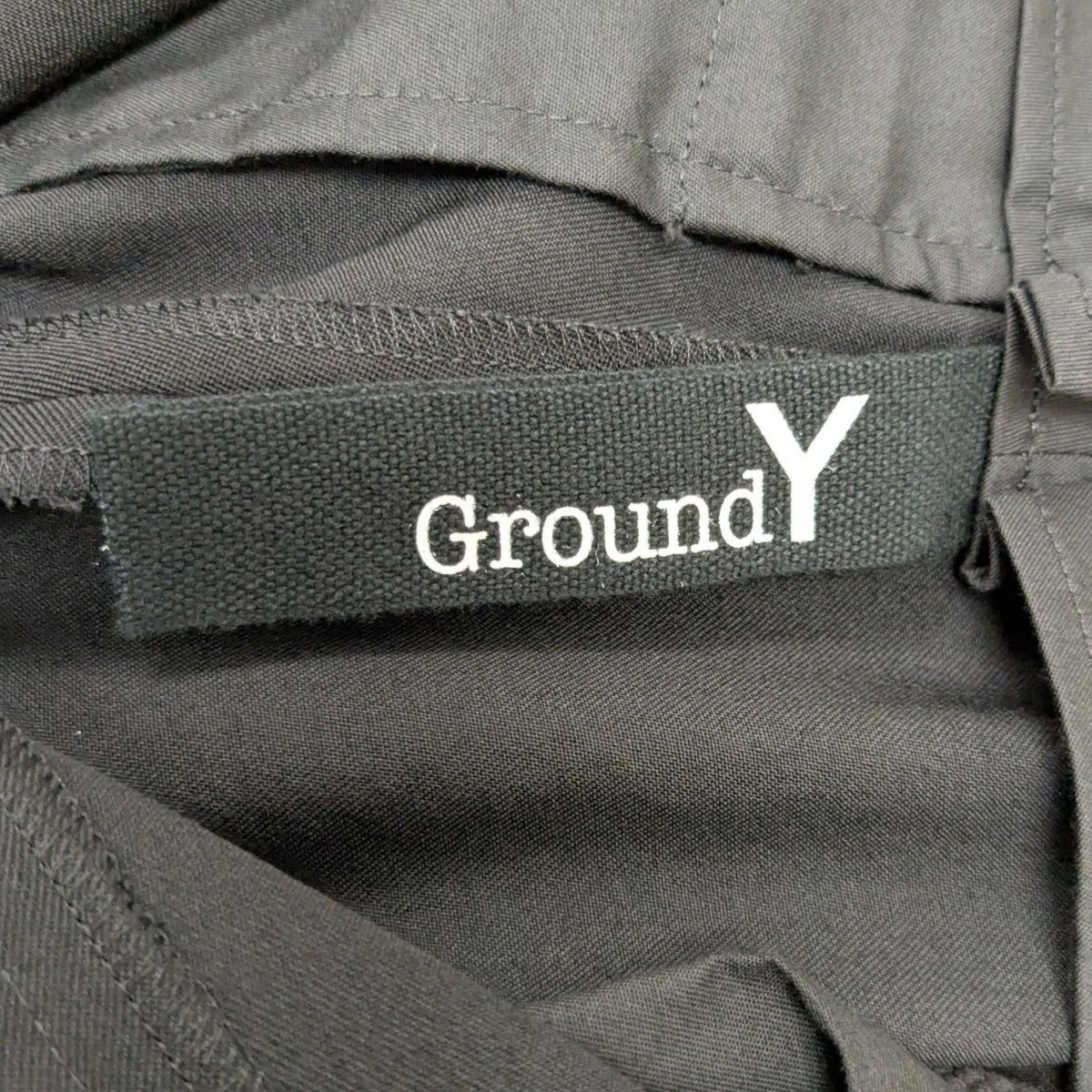 GROUND Y(グラウンドワイ) WOOL GABARDINE BALLOON PANTS