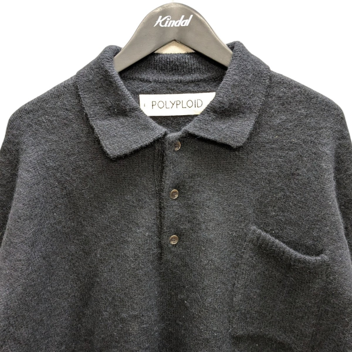 POLYPLOID(ポリプロイド) PULLOVER SHIRT C ポロニット 19FW-12-C