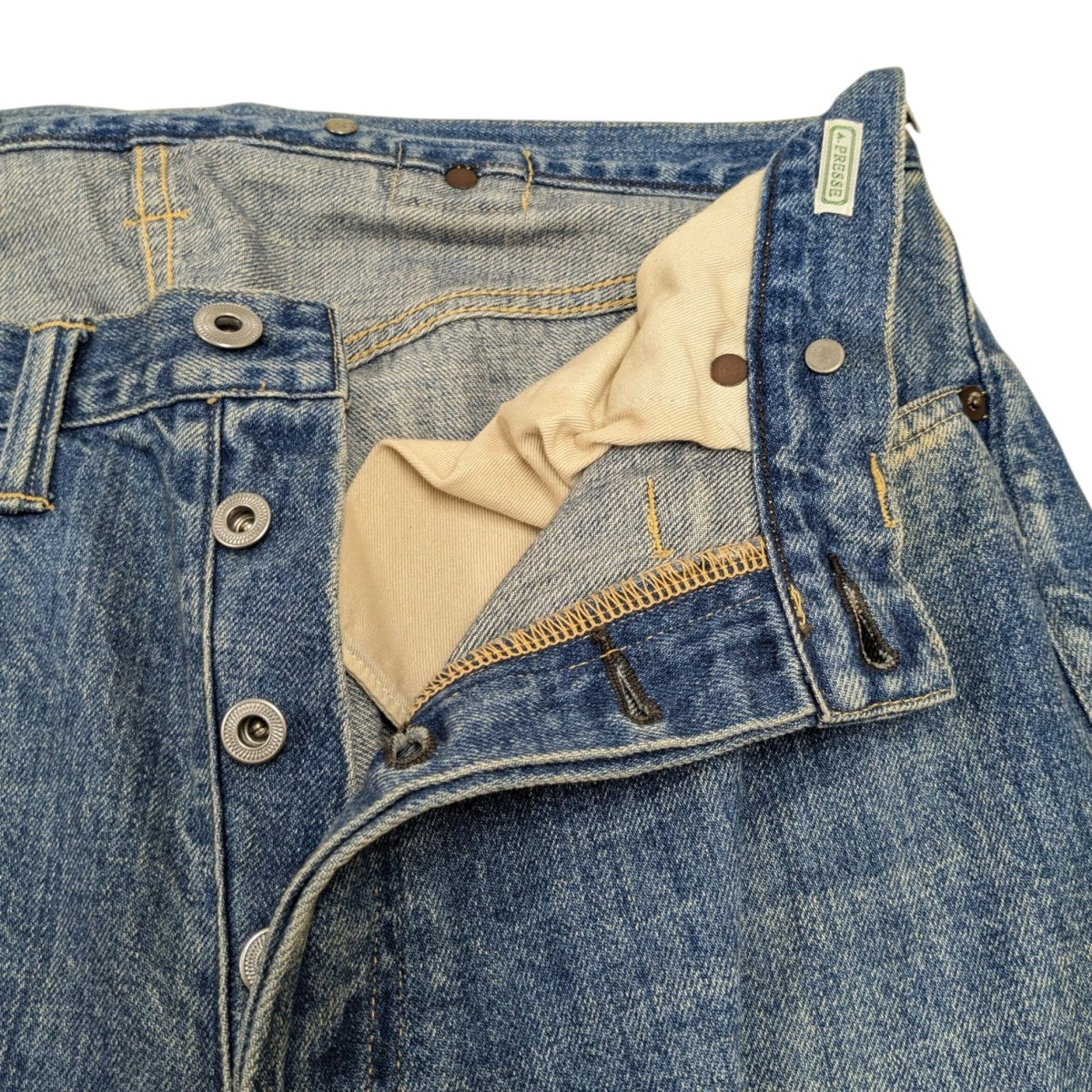 A．PRESSE(アプレッセ) No．2 Washed Denim Pantsデニムパンツ23SAP-04