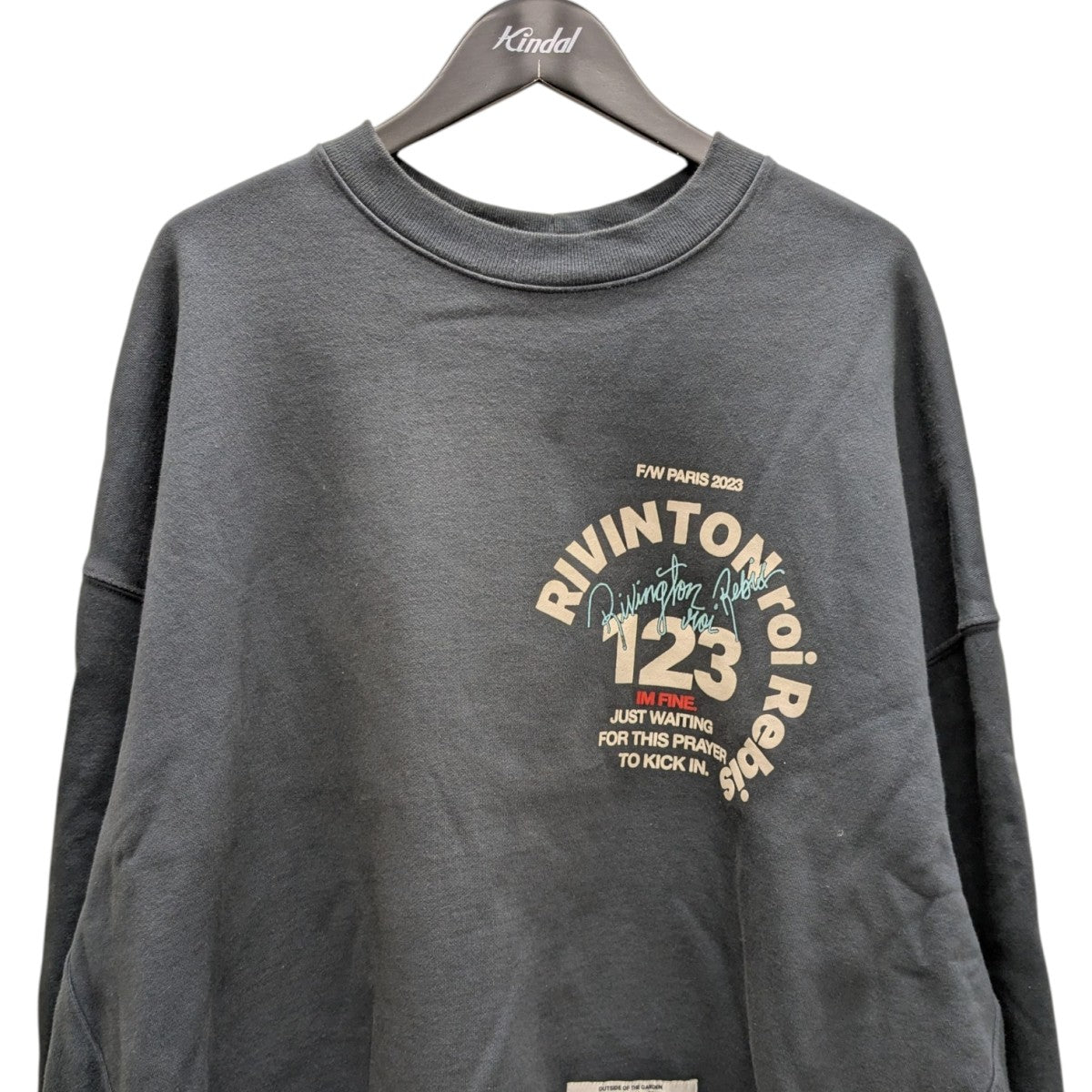 RIVINGTON roi Rebis RRR123 トレーナー 黒/クリーム RIVINGTON roi Rebis RRR123 トレーナー 黒/クリーム - メルカリ