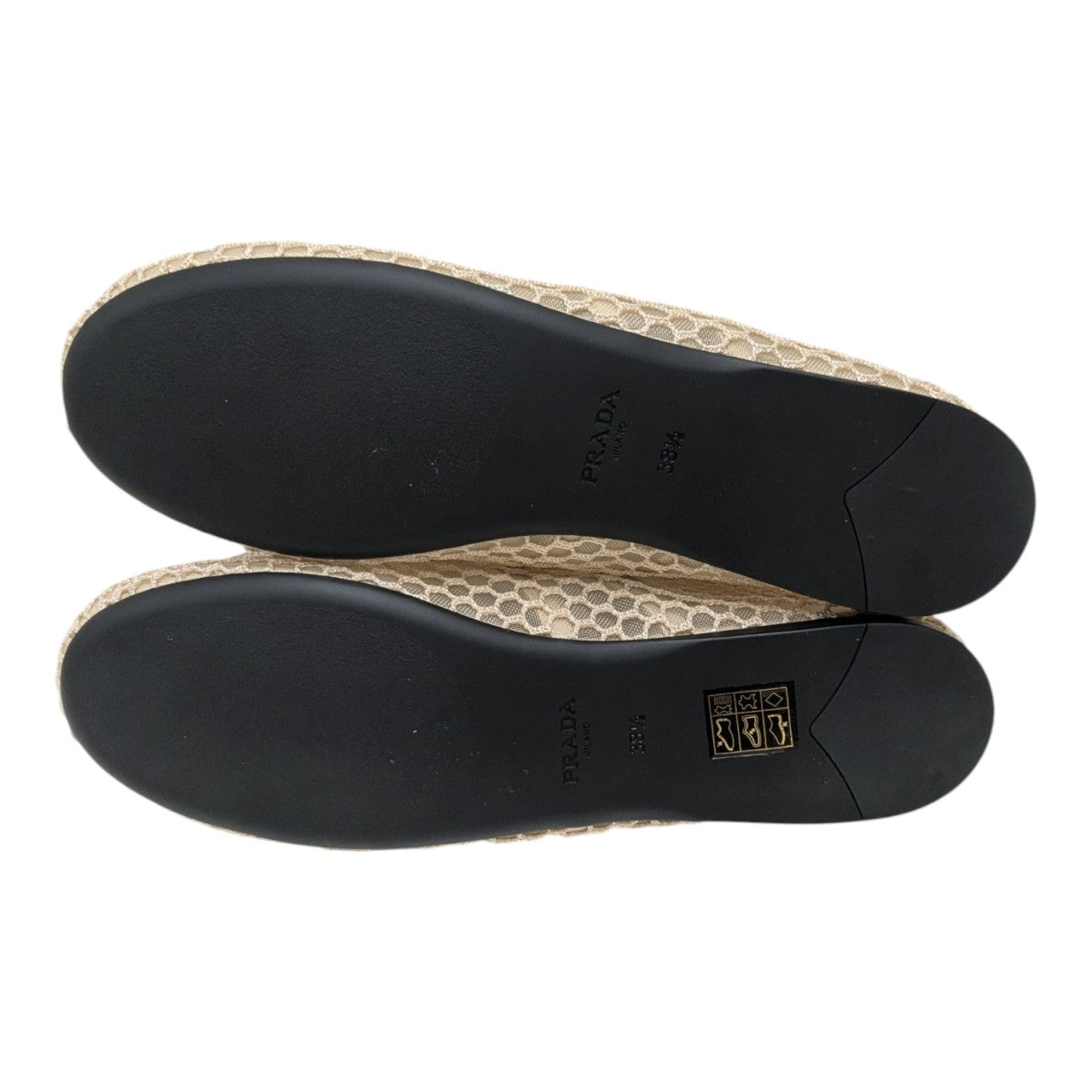 PRADA(プラダ) メッシュバレリーナシューズ1F915N 1F915N