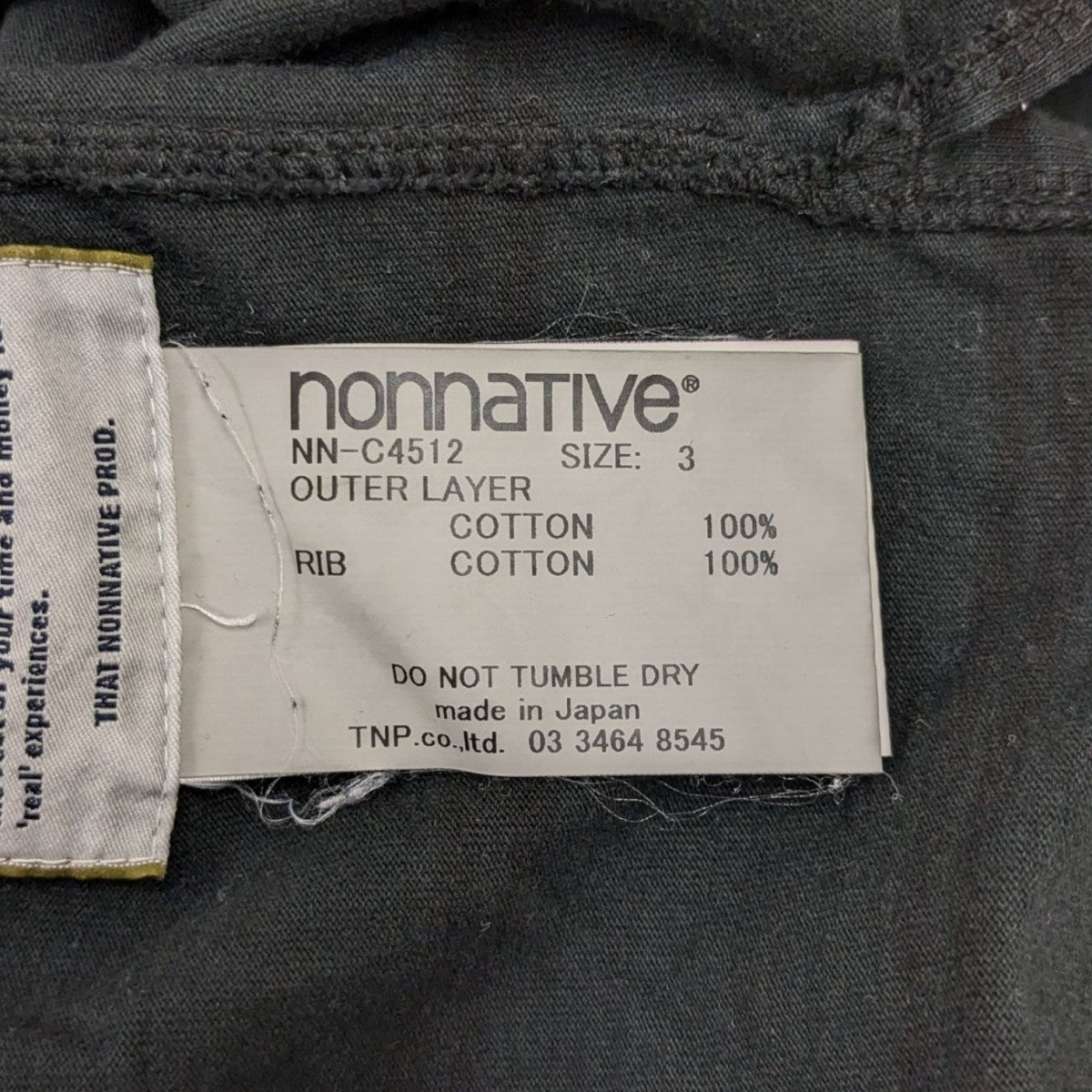 nonnative(ノンネイティブ) 24AWDWELLER L S TEE COTTON JERSEY BORDER