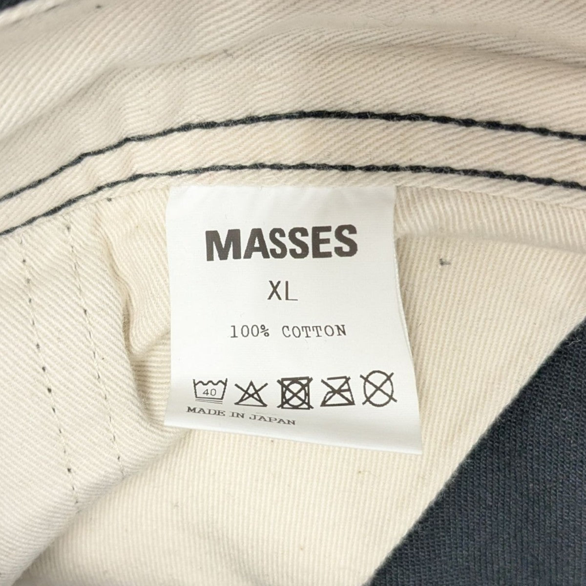 MASSES(マシス) 25SS OVERALLオーバーオール ブラック サイズ XL