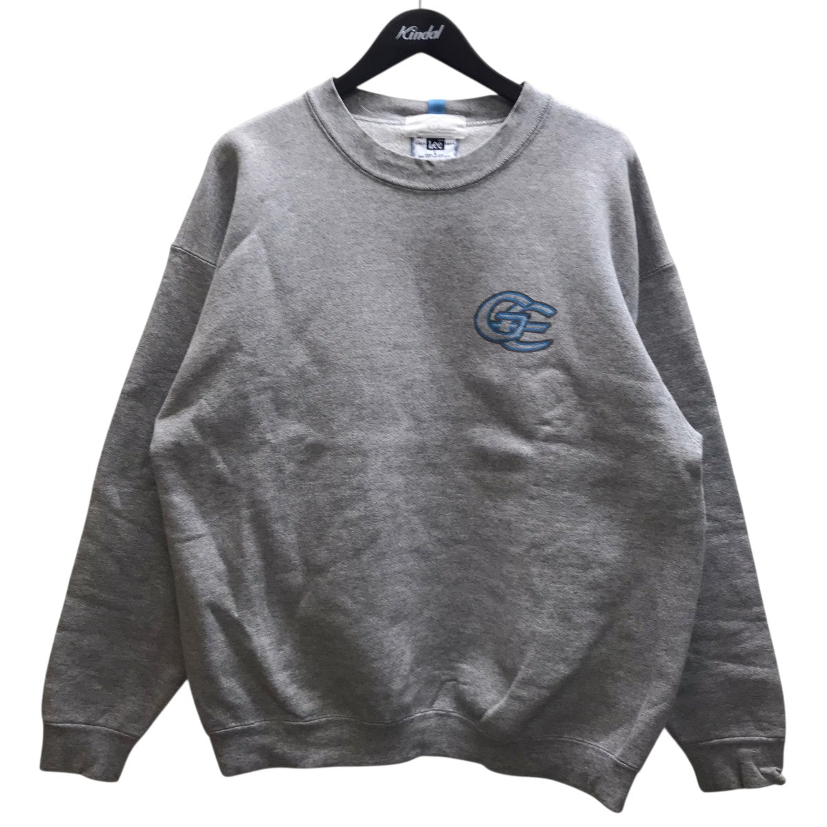 good enough パーカー グレー LEE GOODENOUGH×LEE 90S Made in USAロゴスウェット グレー サイズ L