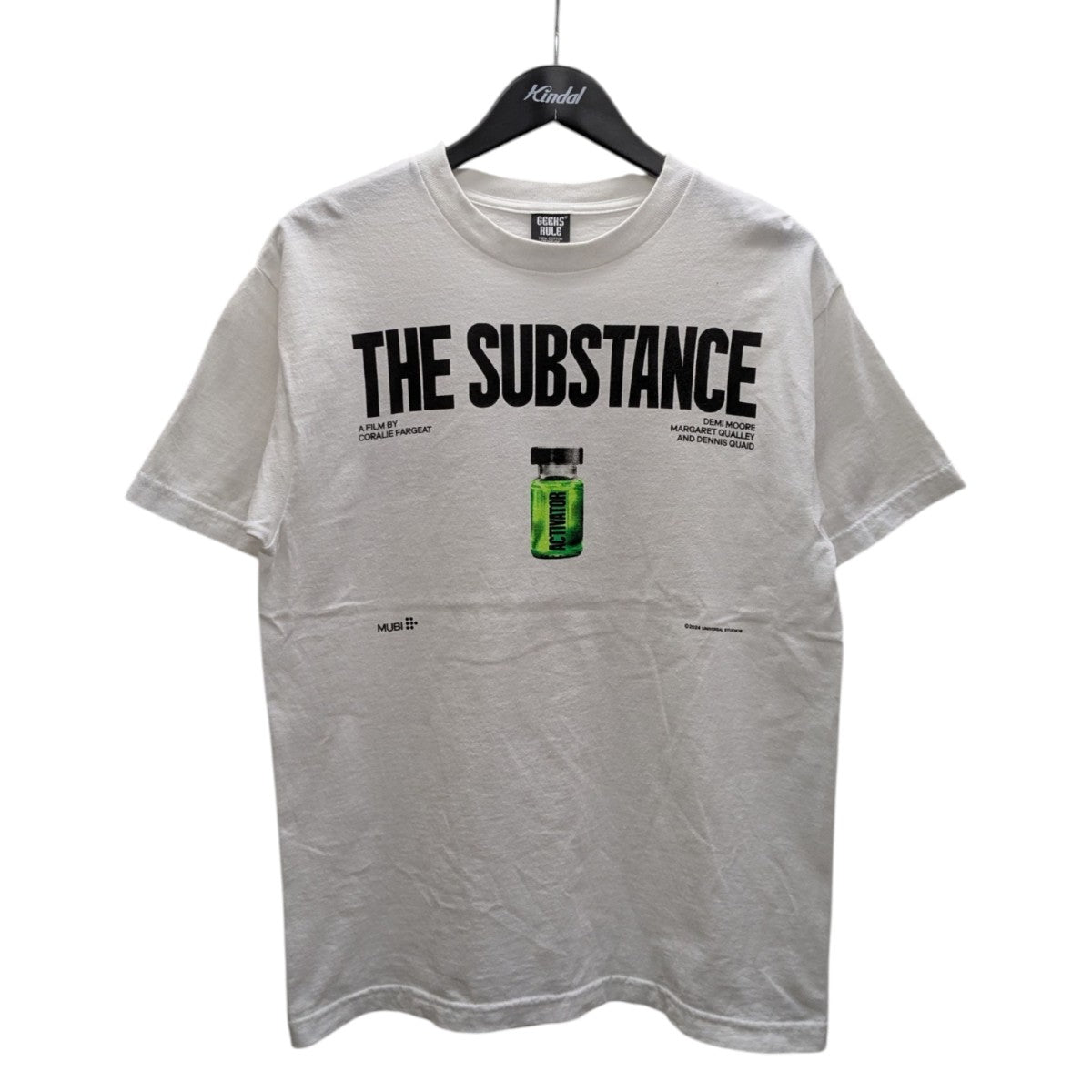 THE SUBSTANCE 　GEEKS RULE Tシャツ Lサイズ GEEKS RULE(ギークスルール) THE SUBSTANCEプリントTシャツ