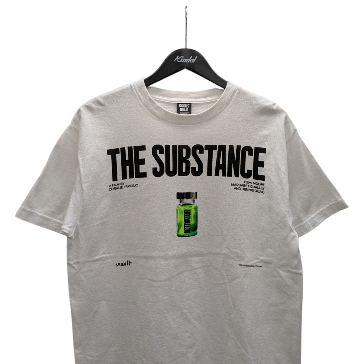 THE SUBSTANCE × GEEKS RULE TシャツB XLサイズ THE SUBSTANCE × GEEKS RULE SILKSCREEN PRINTING T SHIRT