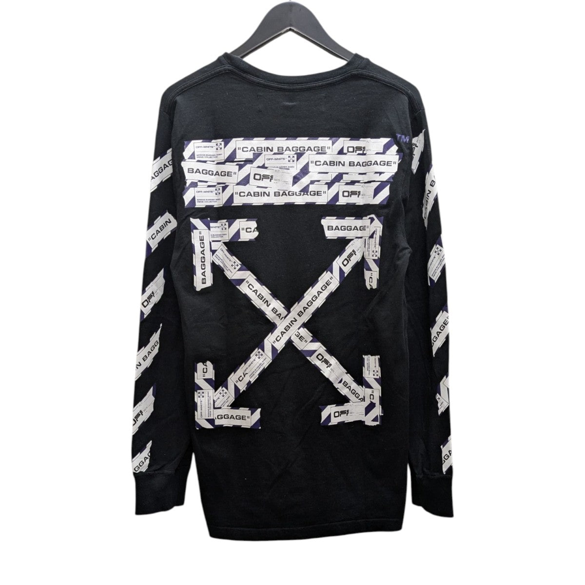 off white 16ss ロングシャツ OFFWHITE(オフホワイト) ロングTシャツ OMAB001S20185003