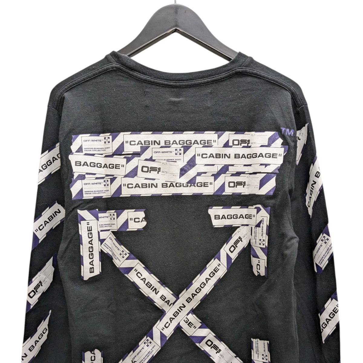 【希少】オフホワイト（offWhite）ロンT Mサイズ 伊勢丹限定デザイン 希少】オフホワイト（offWhite）ロンT Mサイズ 伊勢丹限定