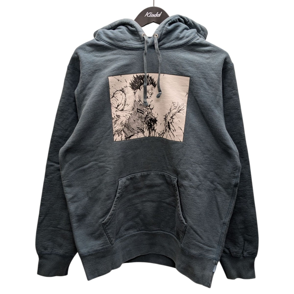 Supreme(シュプリーム) Great China Wallフロントロゴ刺しゅうフーディ