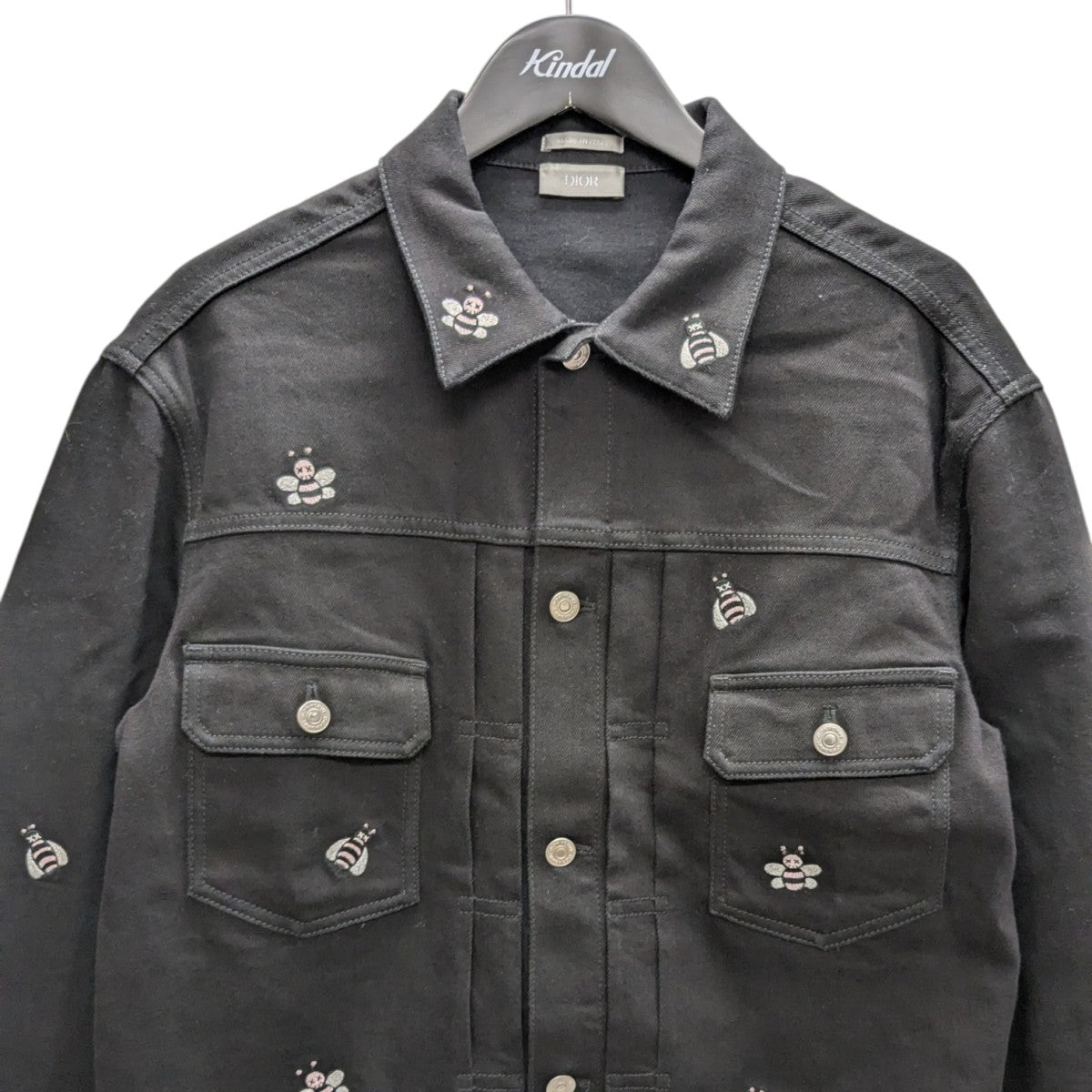 Dior Homme×KAWS Bee刺繍 ブルゾン 923C443W9393 ブラック