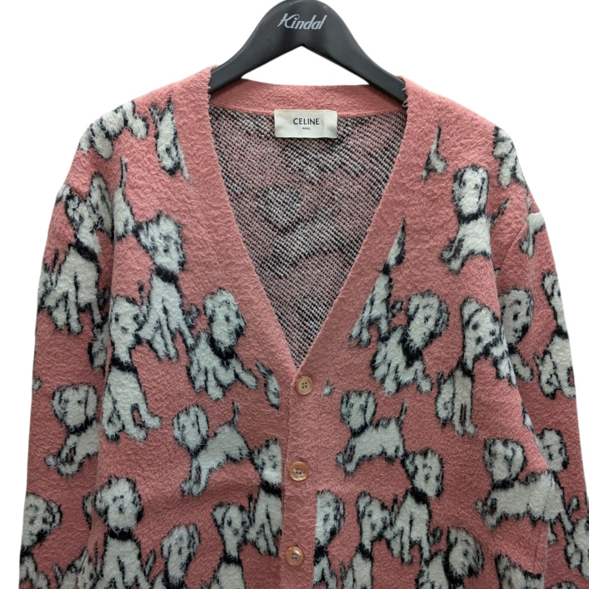 CELINE(セリーヌ) Artist Jacquard Cardigan In Brushed Cotton