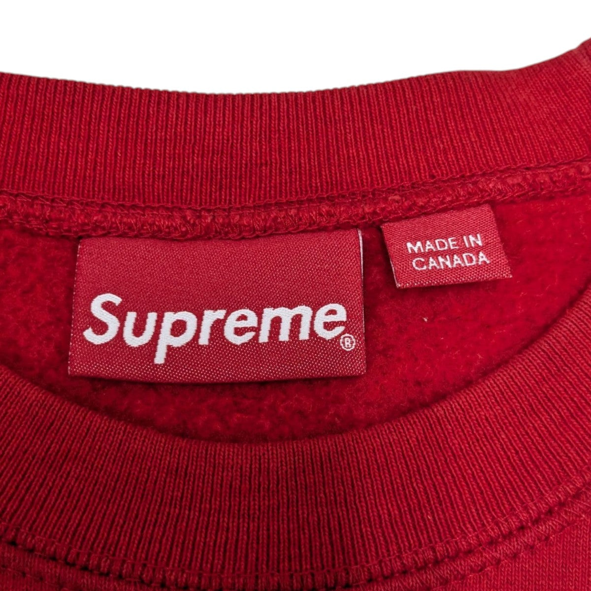 16fw Supreme × slayer cutter crew neck 赤 Supreme(シュプリーム) Slayer Cutter Crewneckスレイヤー