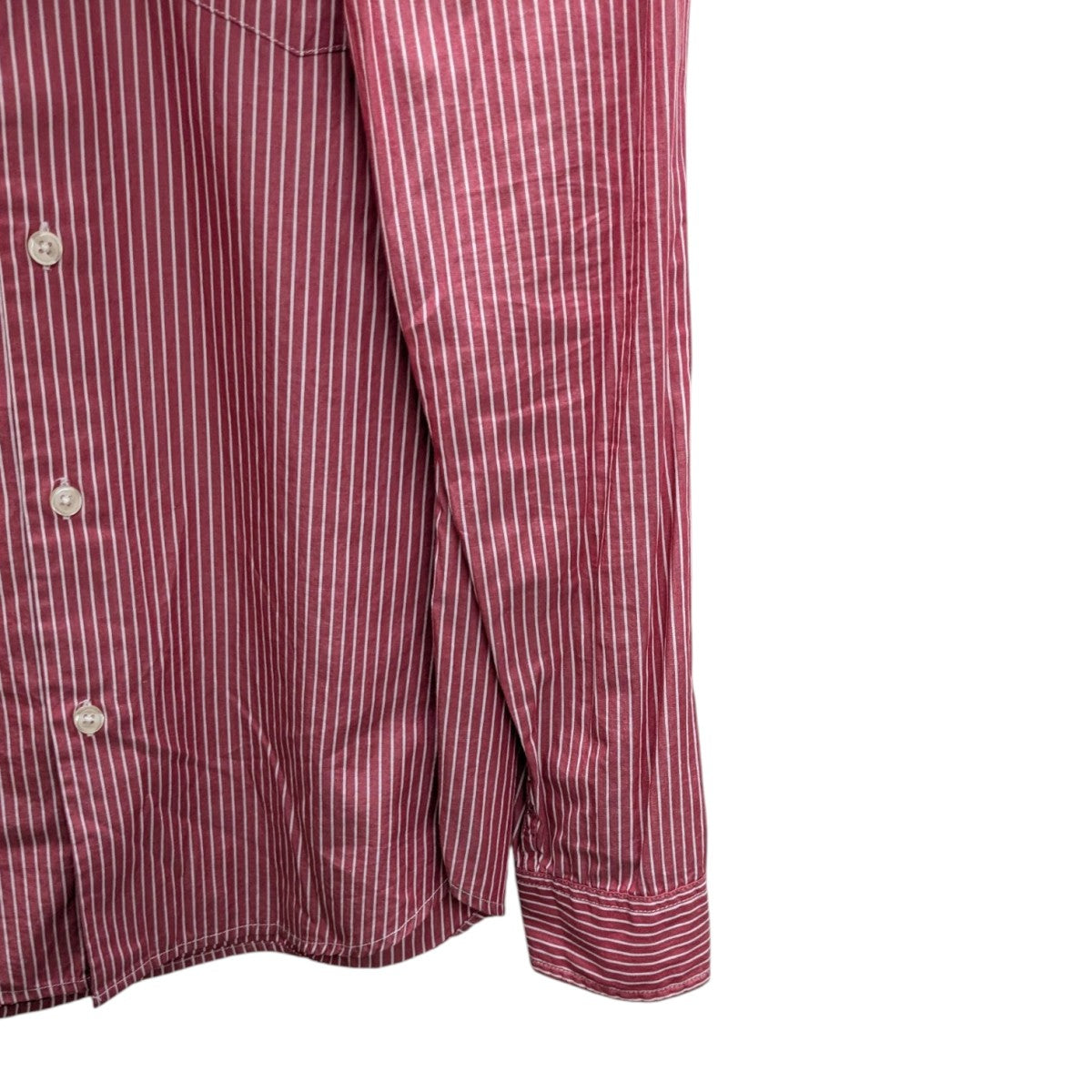 新品本物SUPREMEのストライプシャツLシュプリーム Supreme(シュプリーム) ストライプシャツ レッド×ホワイト
