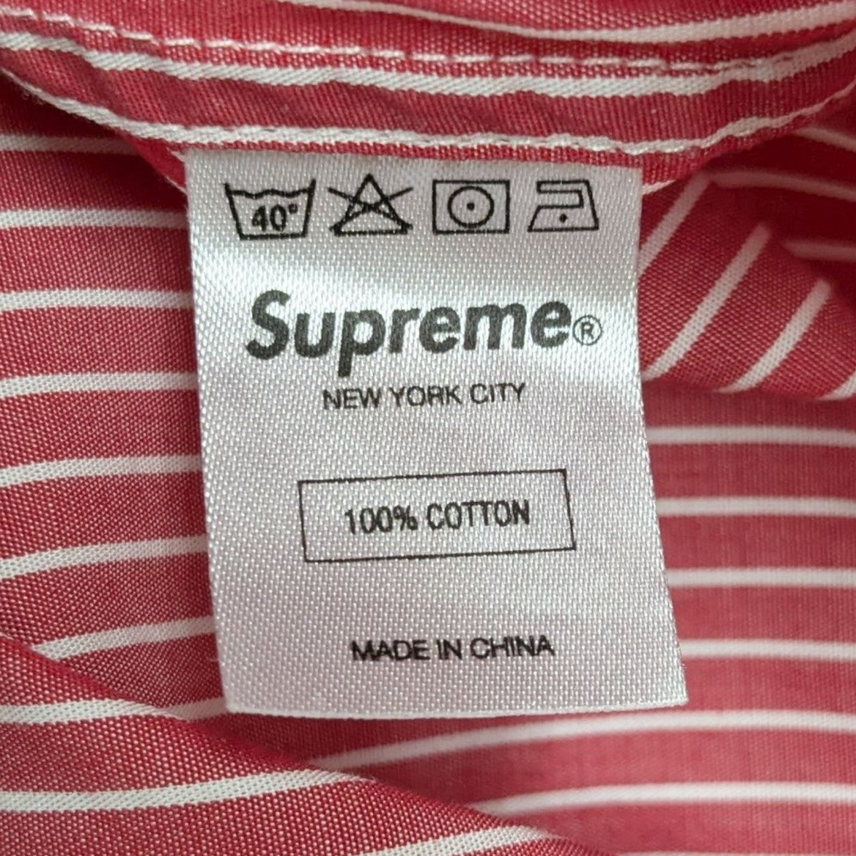 Supreme ストライプ長袖シャツ M 楽天市場】supreme ストライプシャツ（メンズファッション）の通販