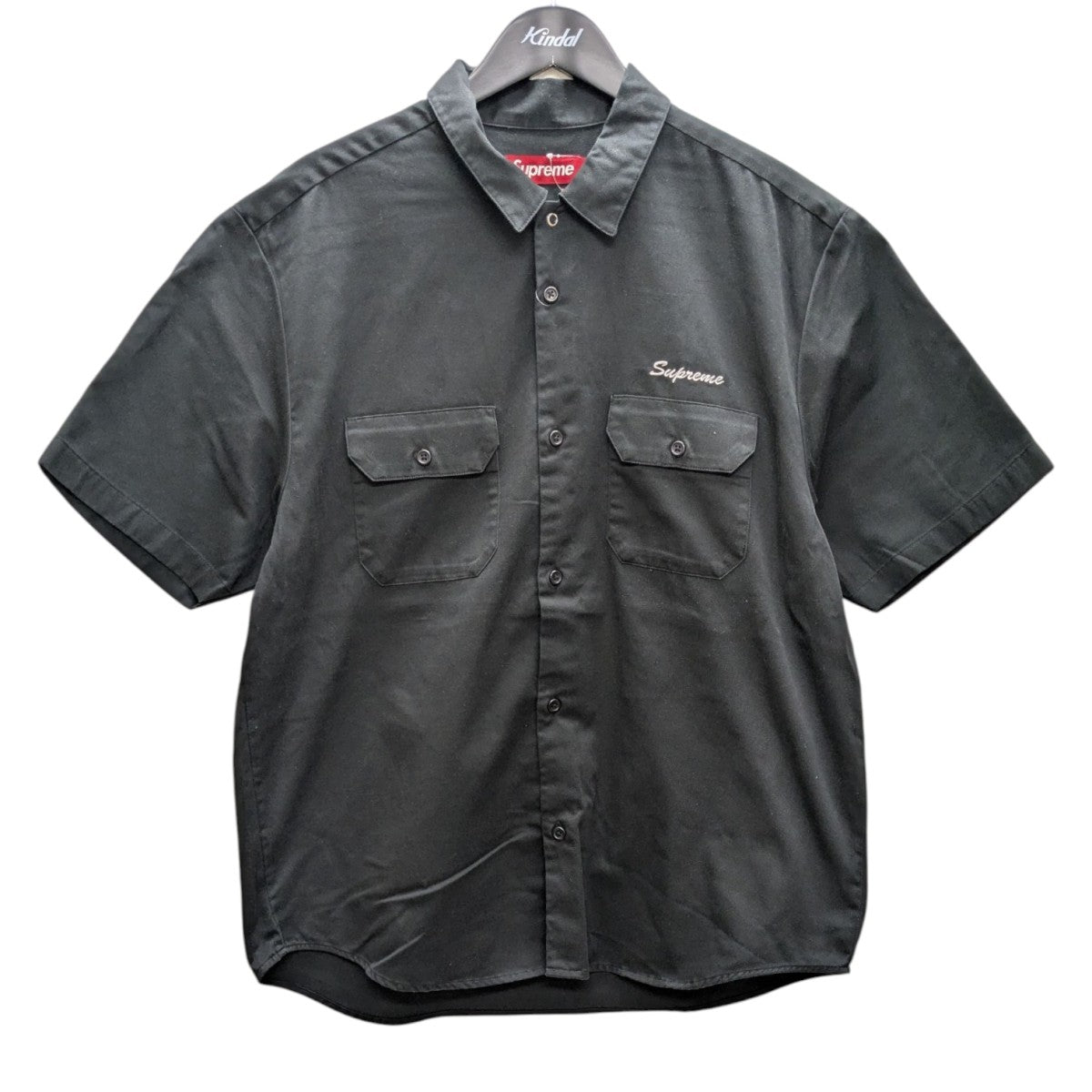 【大幅値下げ】Supreme グラフィックプリント 半袖シャツ M Supreme(シュプリーム) 25SSRhinestone Pin Up S S Work Shirt
