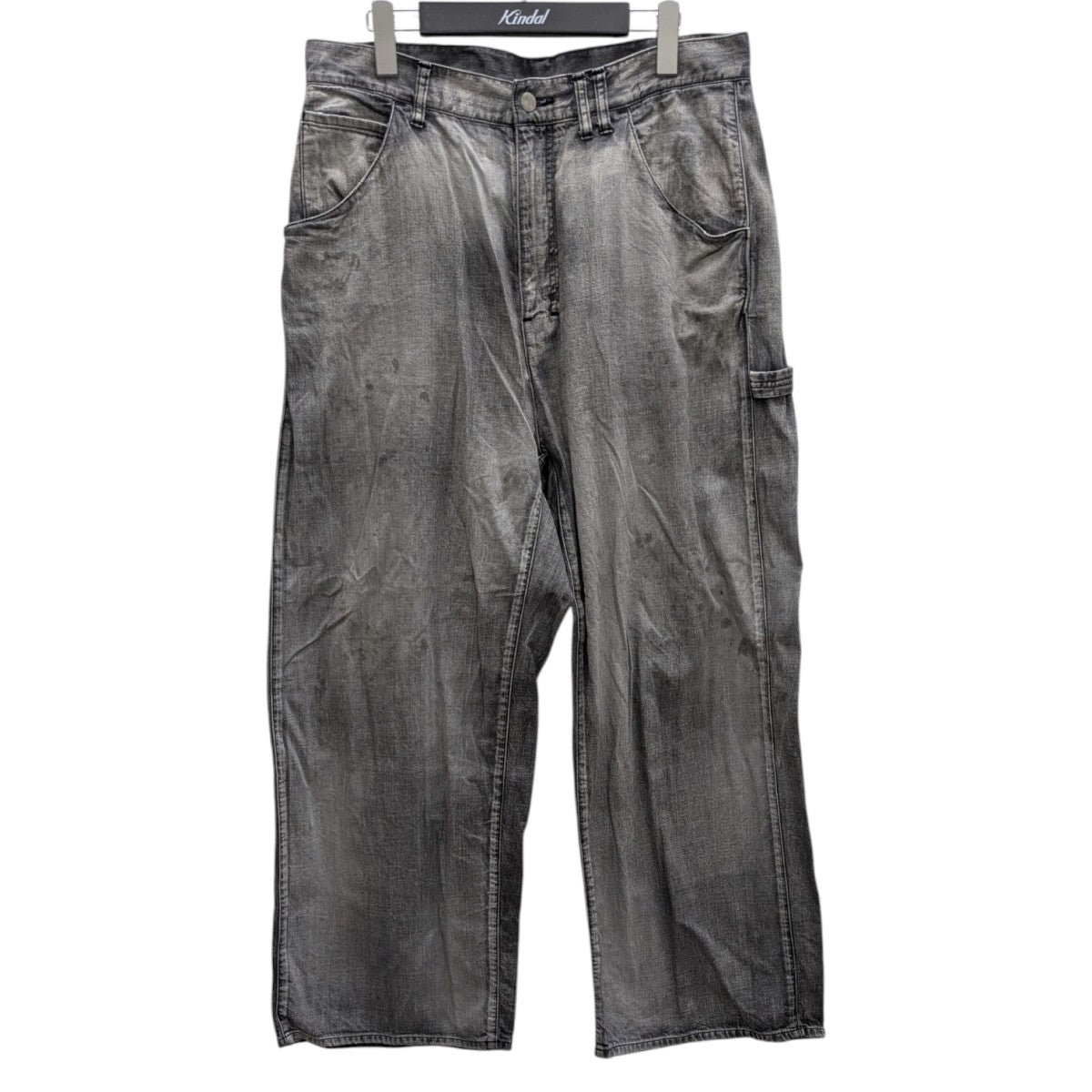 ANCELLM(アンセルム) AGING PAINTER PANTS ライトオンス
