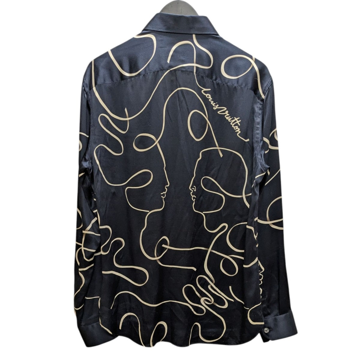 未使用 LOUIS VUITTON コットン シルク カフス シャツ(8-4) 未使用 LOUIS VUITTON コットン シルク カフス シャツ(8-4) 未