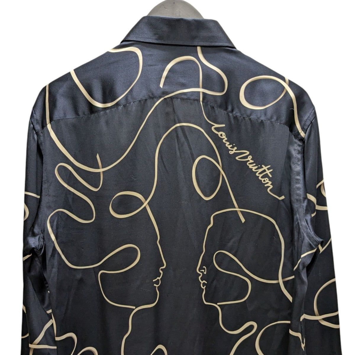 LOUIS VUITTON×FRAGMENT DESIGN シルクシャツ RM162 ZWF HAS62W