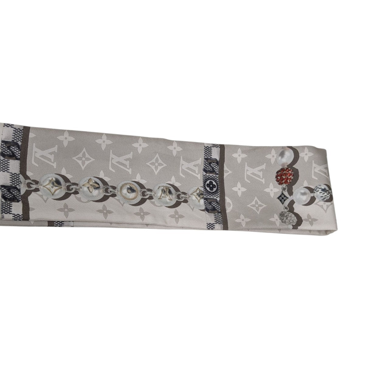 LOUIS VUITTON バンドーダンディー モノグラム シルクスカーフ 古着・中古-3枚目のアイテム画像