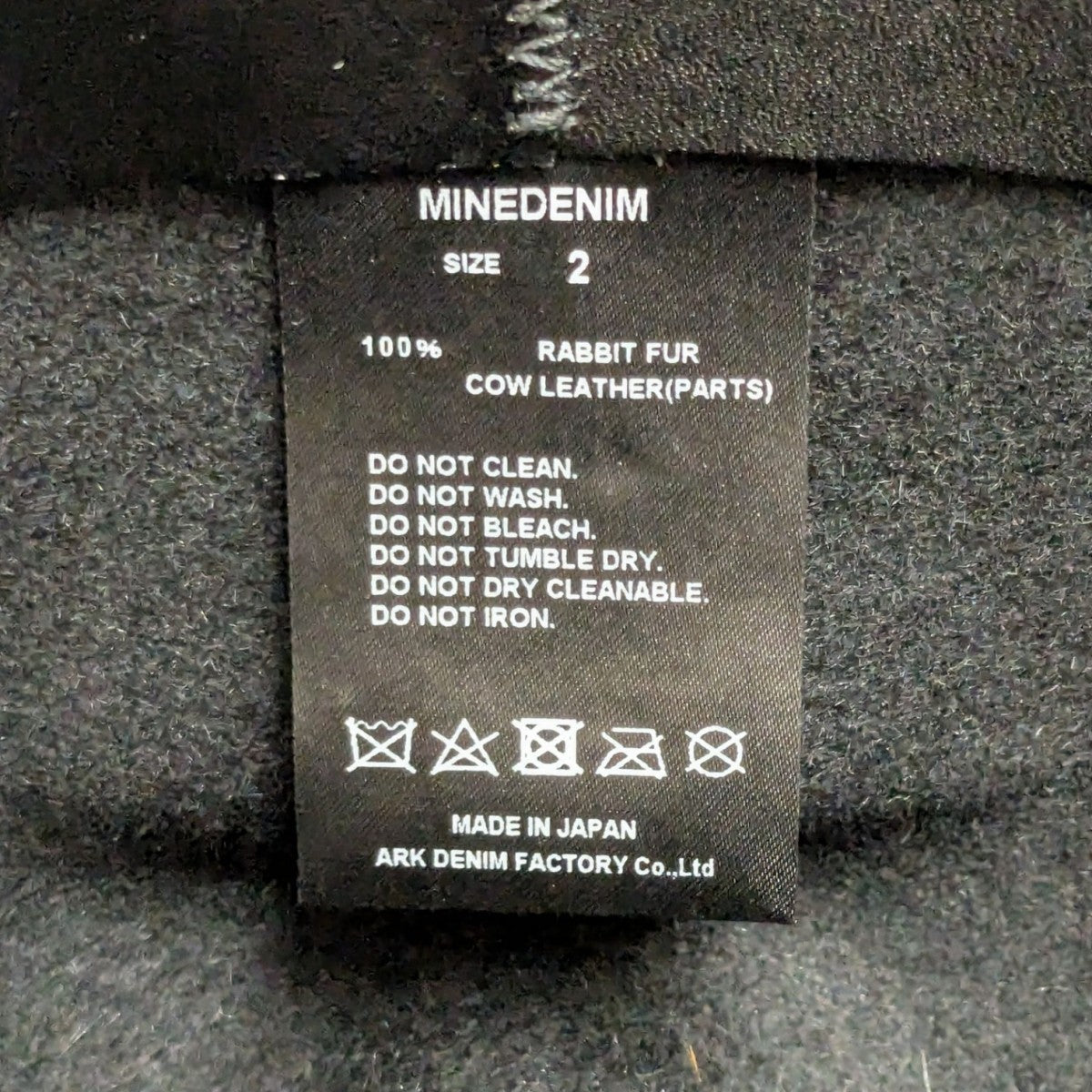 MINEDENIM×Bona Capello 25SS Rabbit Fur Felt Western HAT