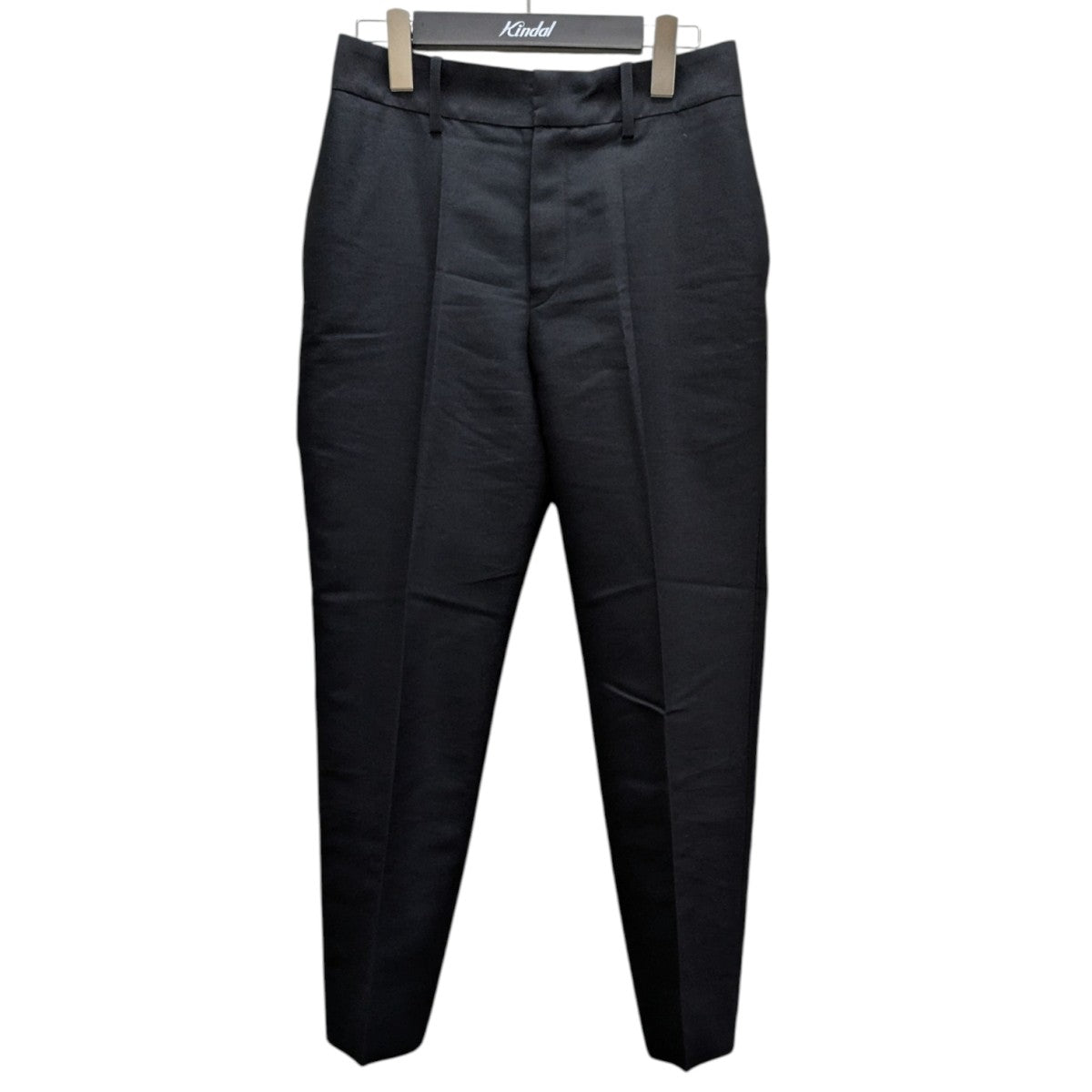 Deuxieme Classe スラックス 黒 0204125F0070 トリアセジョーゼット タックパンツ（スラックス）｜Deuxieme