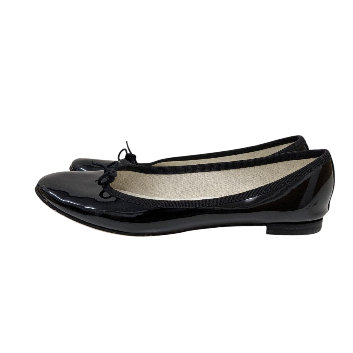 Repetto(レペット) エナメルバレエシューズ ブラック サイズ 37