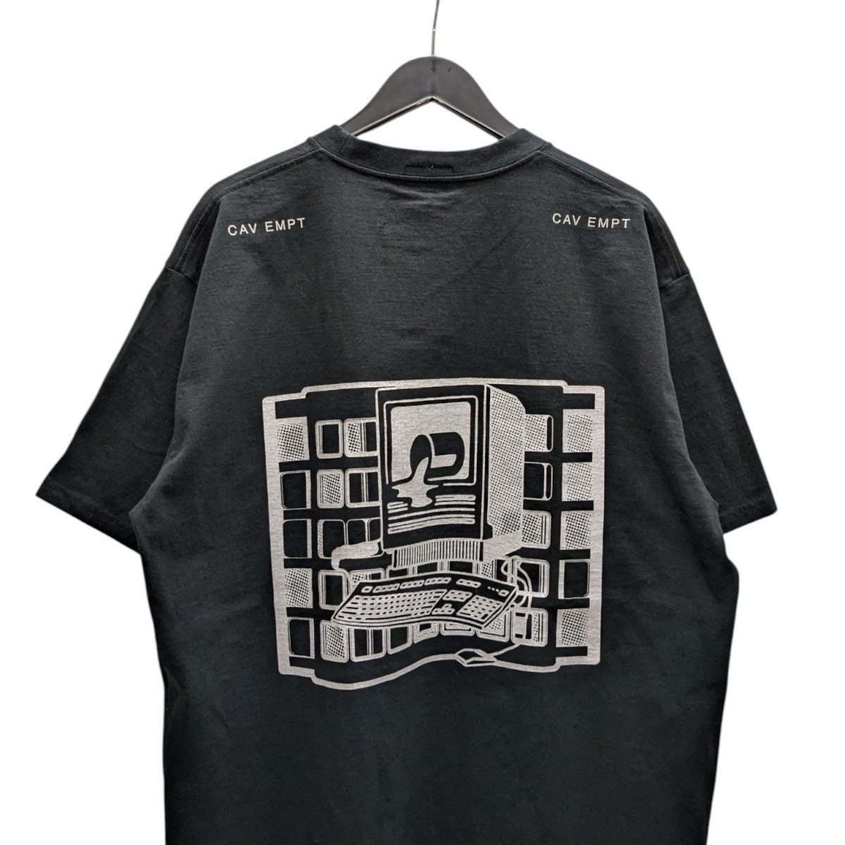 C．E(シーイー) MD SimulsplashプリントTシャツ ブラック サイズ