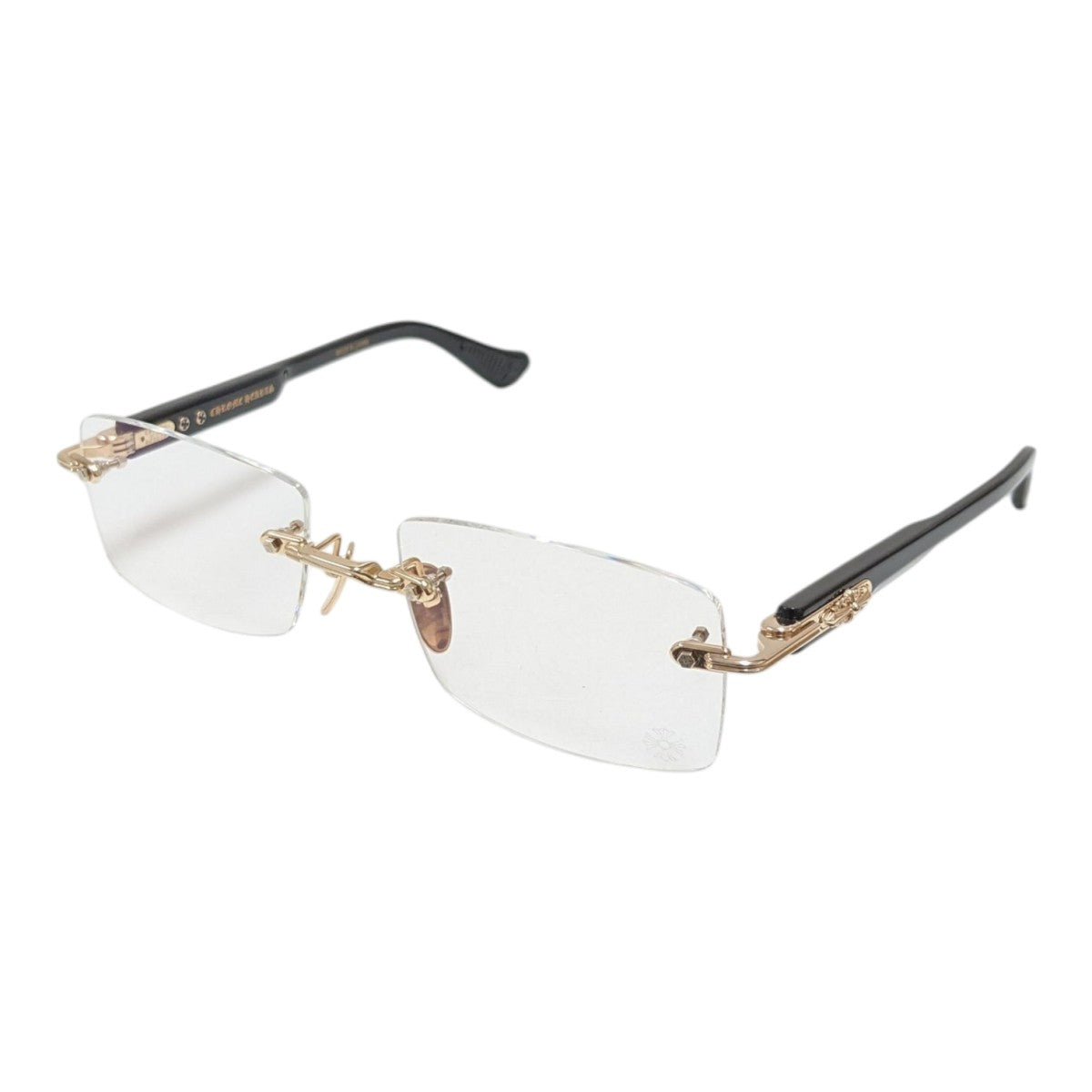 CHROME HEARTS(クロムハーツ) DEEP II眼鏡 フローラルクロス メガネGP