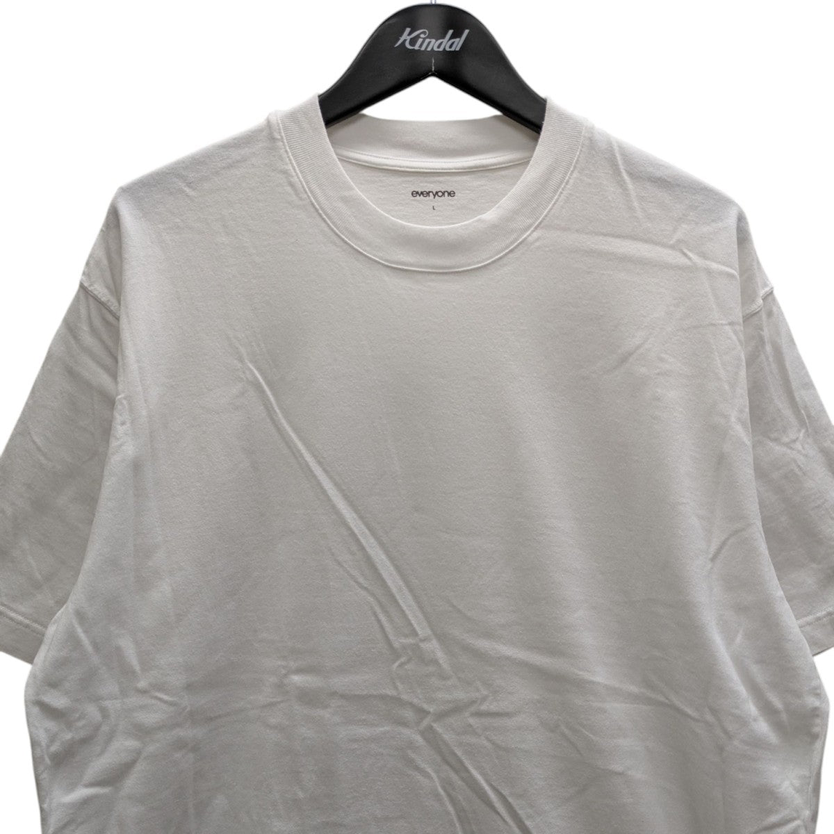 everyone◆Tシャツ/S/コットン/WHT/EV23-CS09 everyone(エブリワン) / Tシャツ/S/コットン/WHT/EV23-CS09