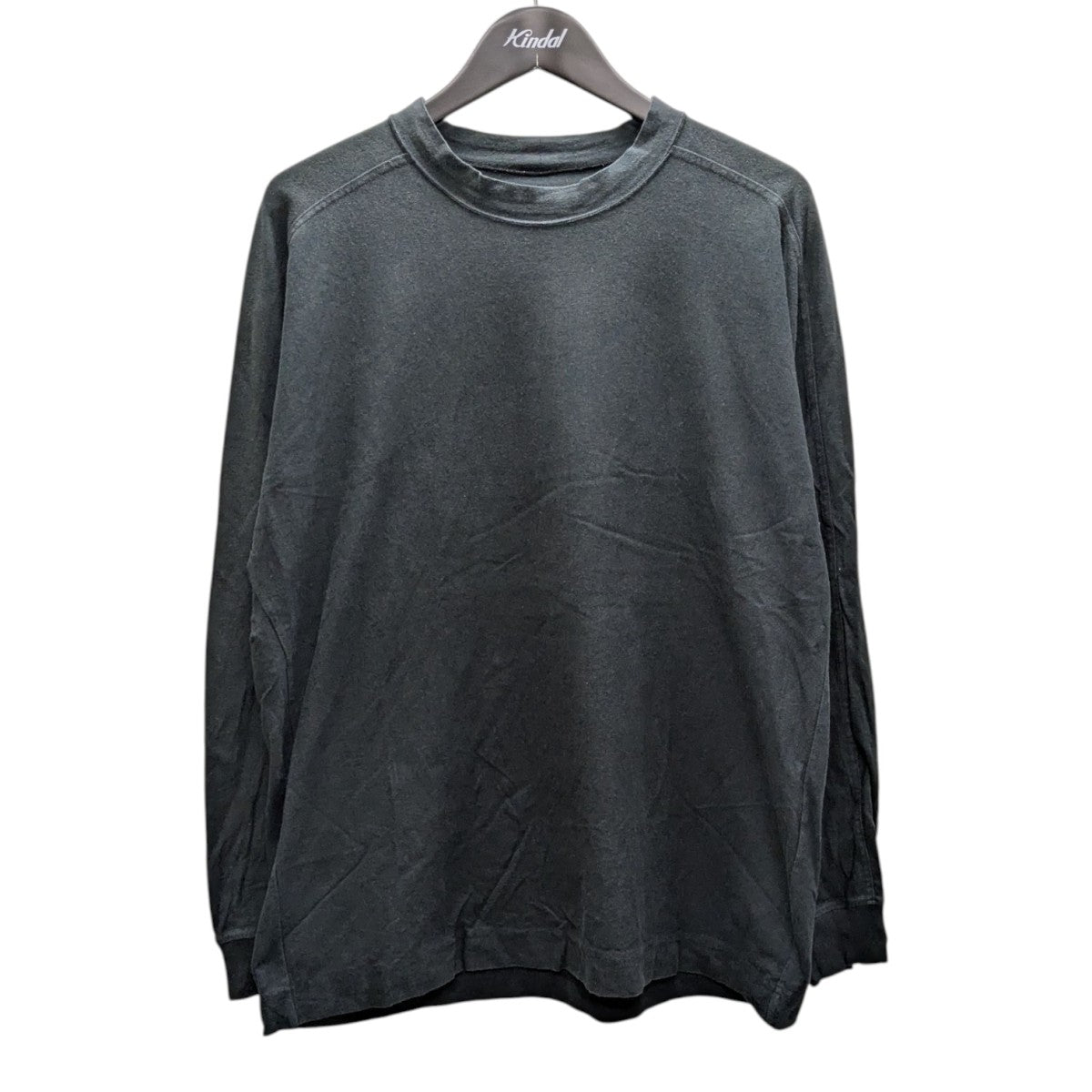 HOMME PLISSE  オムプリッセ　 プリーツ　ロングスリーブ　ロンT Homme Plissé Issey Miyake プリーツ ロングTシャツ | ブラック