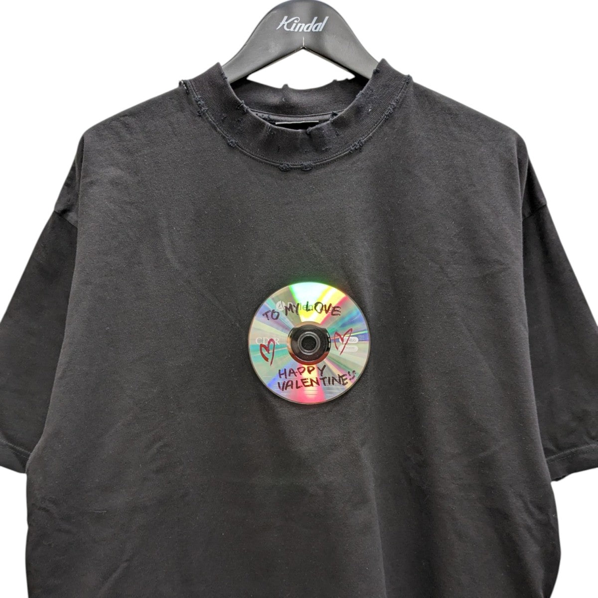 BALENCIAGA(バレンシアガ) CDダメージ加工Tシャツ 764235