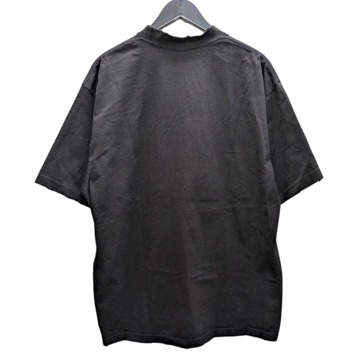 BALENCIAGA ダメージ加工 半袖シャツ ブラック BALENCIAGA(バレンシアガ) CDダメージ加工Tシャツ 764235