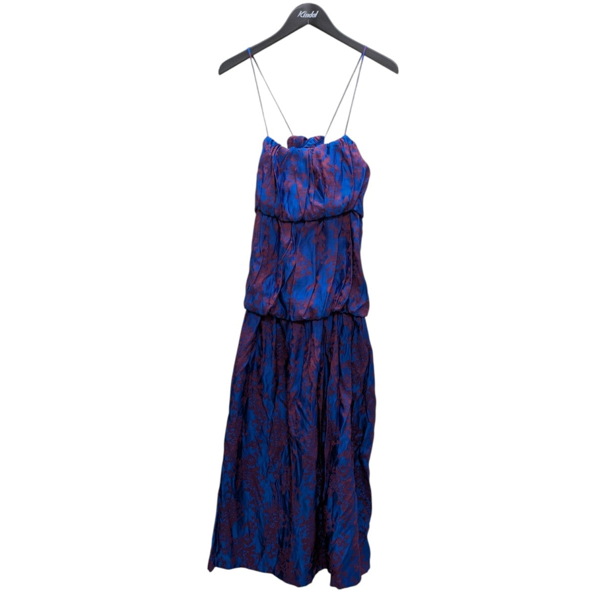 BELPER IKUKURU JACQUARD DRESS総柄ノースリーブワンピース1611-0422JQ 古着・中古-1枚目のアイテム画像
