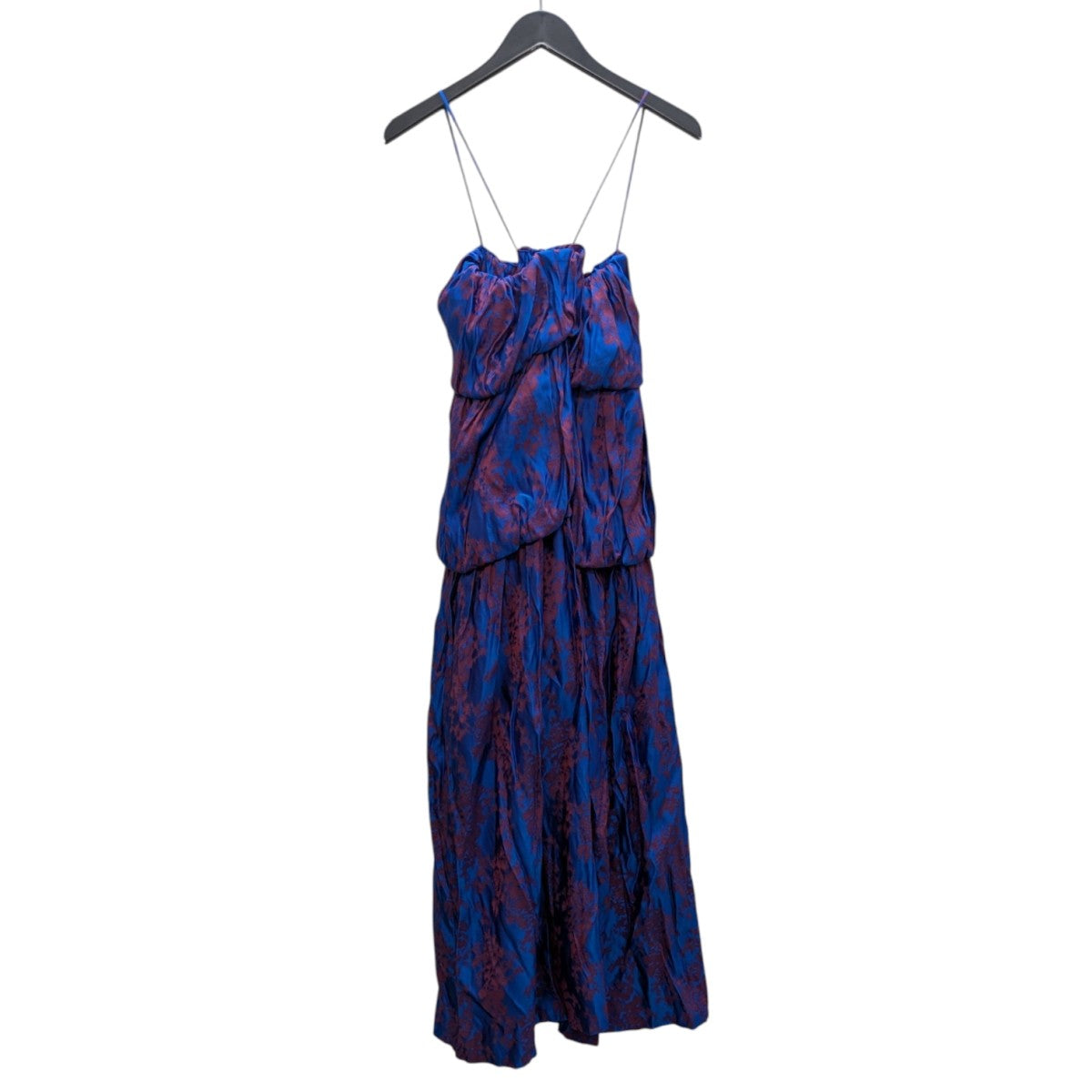 BELPER IKUKURU JACQUARD DRESS総柄ノースリーブワンピース1611-0422JQ 古着・中古-3枚目のアイテム画像