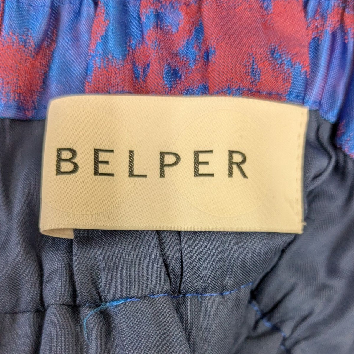 BELPER IKUKURU JACQUARD DRESS総柄ノースリーブワンピース1611-0422JQ 古着・中古-5枚目のアイテム画像
