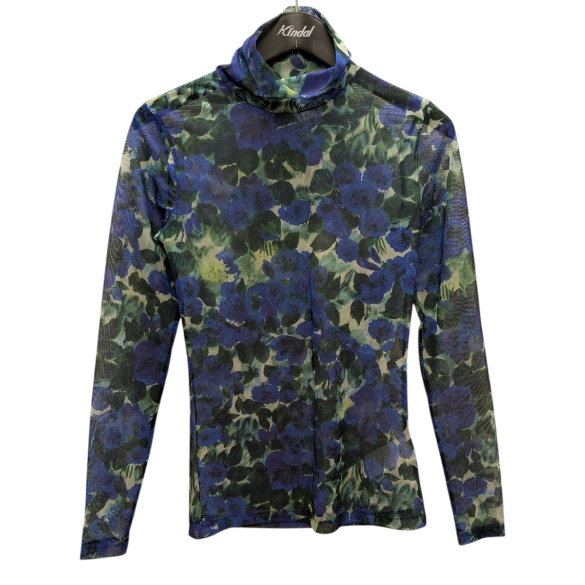 ドリスヴァンノッテン DRIES VAN NOTEN 23SS フラワープリントトップス ネイビー サイズ：S DRIES VAN NOTEN(ドリスヴァンノッテン) 23SSフラワープリント