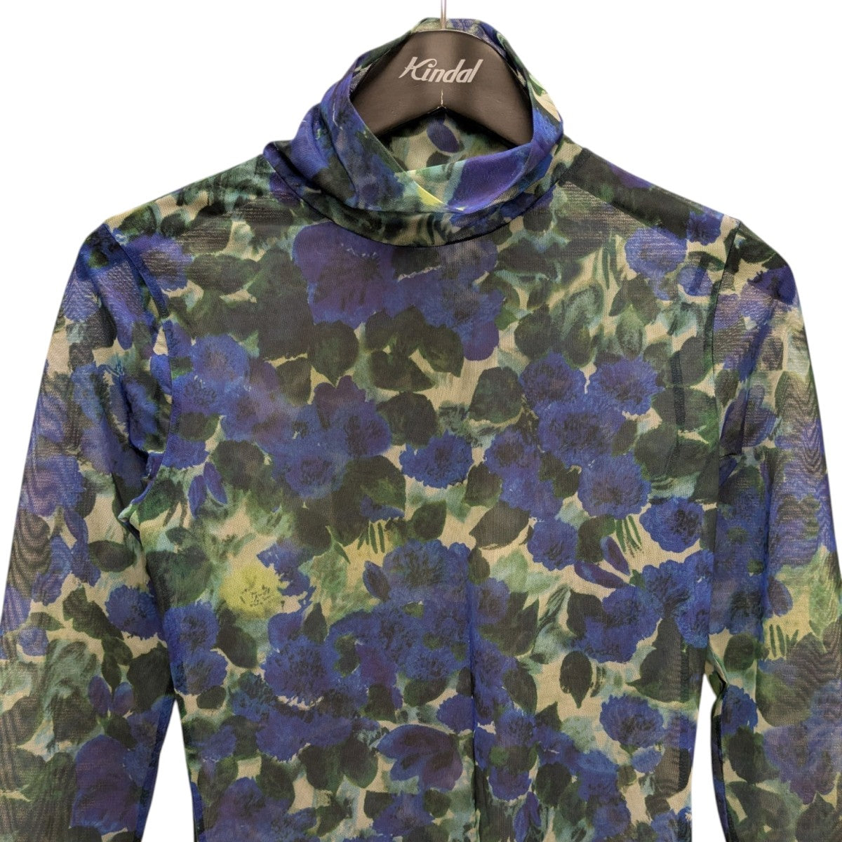 ドリスヴァンノッテン DRIES VAN NOTEN 23SS フラワープリントトップス ネイビー サイズ：S DRIES VAN NOTEN(ドリスヴァンノッテン) 23SSフラワープリント
