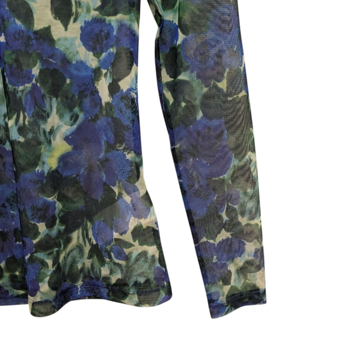 ドリスヴァンノッテン DRIES VAN NOTEN 23SS フラワープリントトップス ネイビー サイズ：S DRIES VAN NOTEN(ドリスヴァンノッテン) 23SSフラワープリント